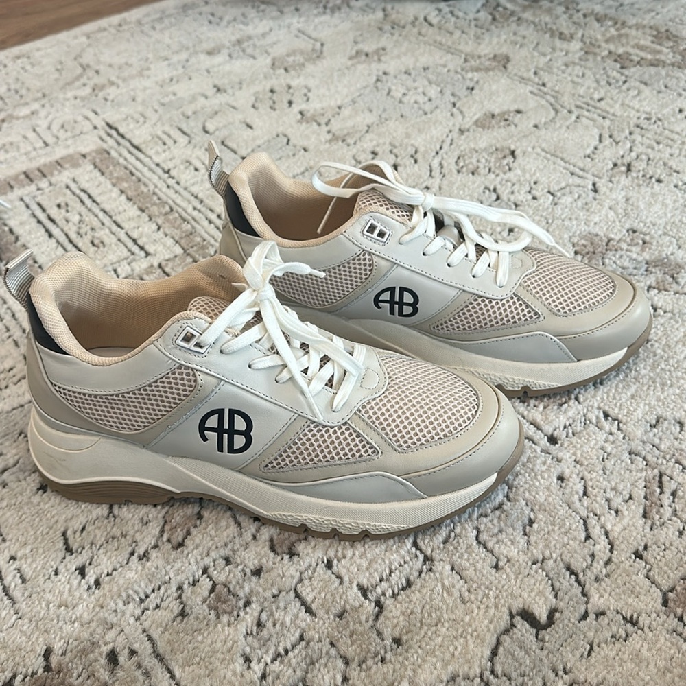 Anine Bing Sport Dina Sneakers in Beige